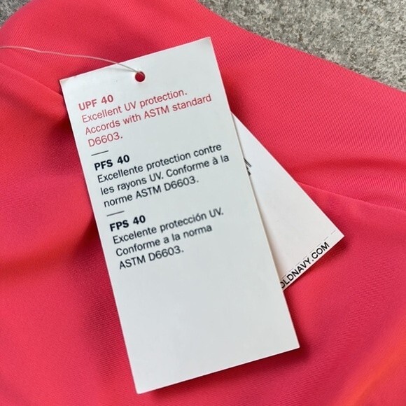 NWT Old Navy Cross-Front High-Waisted Bikini Swim Bottoms Coral Pink XS 0/2 - Picture 6 of 9